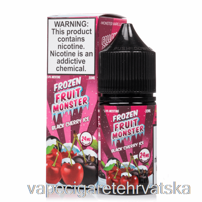 Vape Cigarete Ledeno Crna Trešnja - Smrznuto Voće čudovišne Soli - 30 Ml 48 Mg